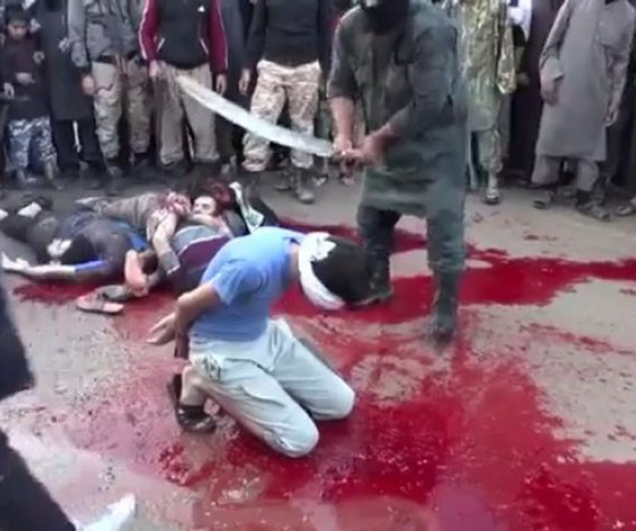 Immagine dell'ultima esecuzione mostrata dall'ISIS
