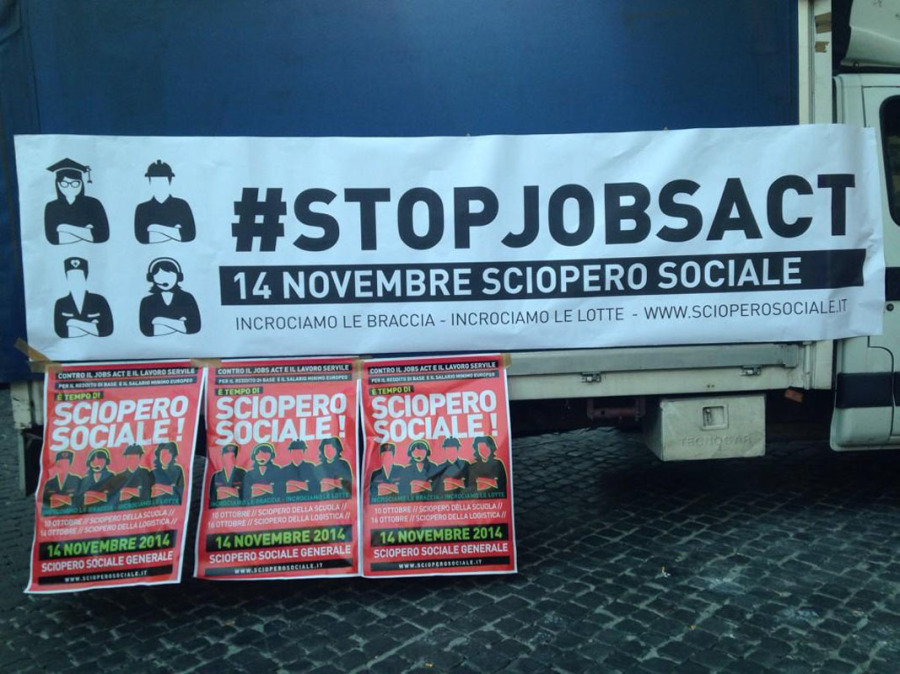 Verso lo sciopero sociale del 14 novembre