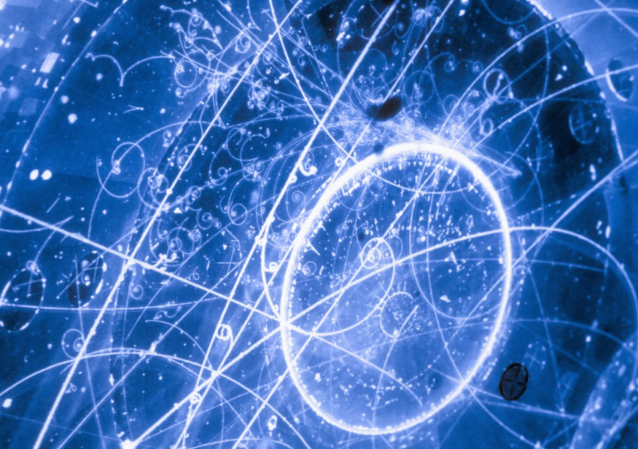 Rappresentazione grafica neutrini in movimento