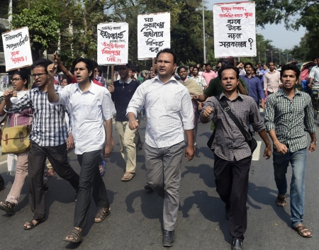 Le proteste in Bangladesh
