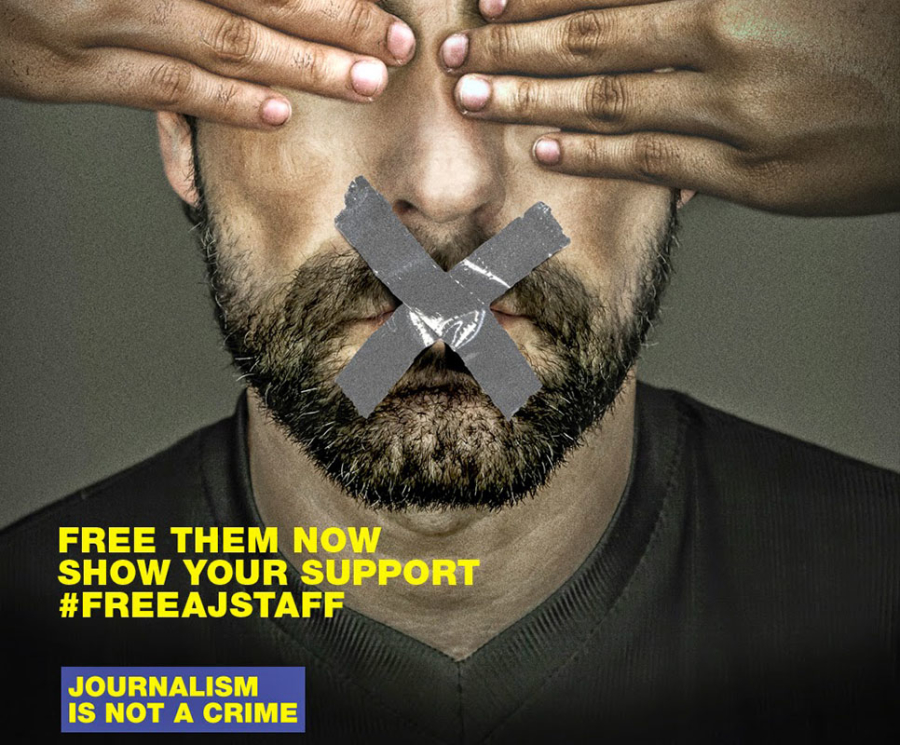 Campagna di sensibilizzazione per la liberazione dei giornalisti di Al Jazeera