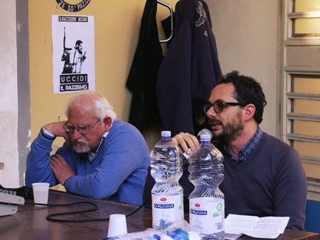 Incontro con Giuseppe Aragno (A sinistra) - Tutte le foto sono di Francesca Roberto