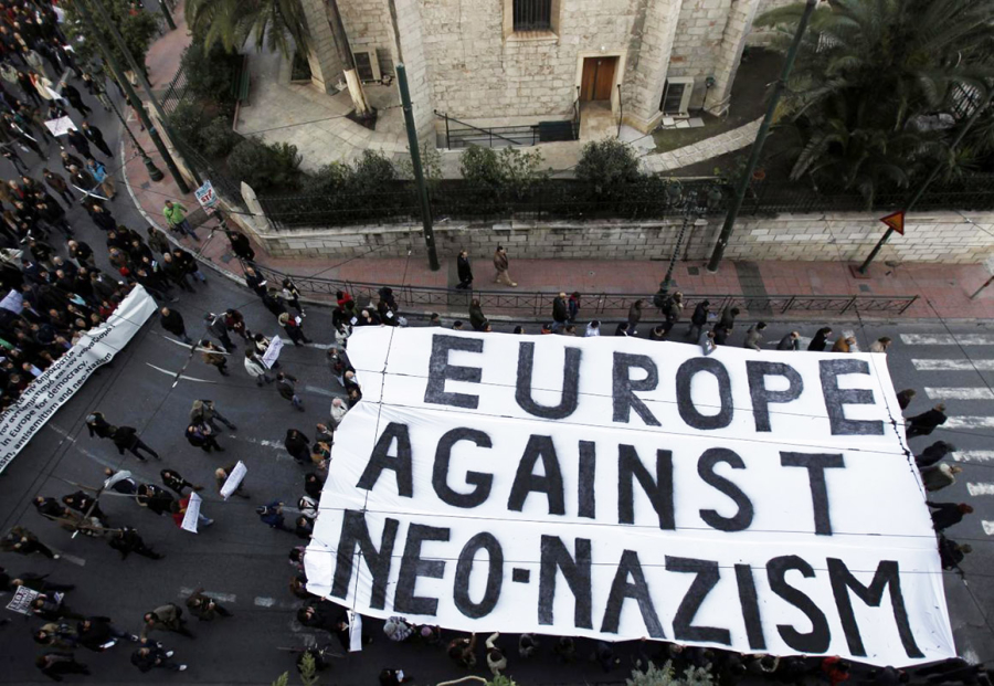 Manifestazione contro il neonazismo