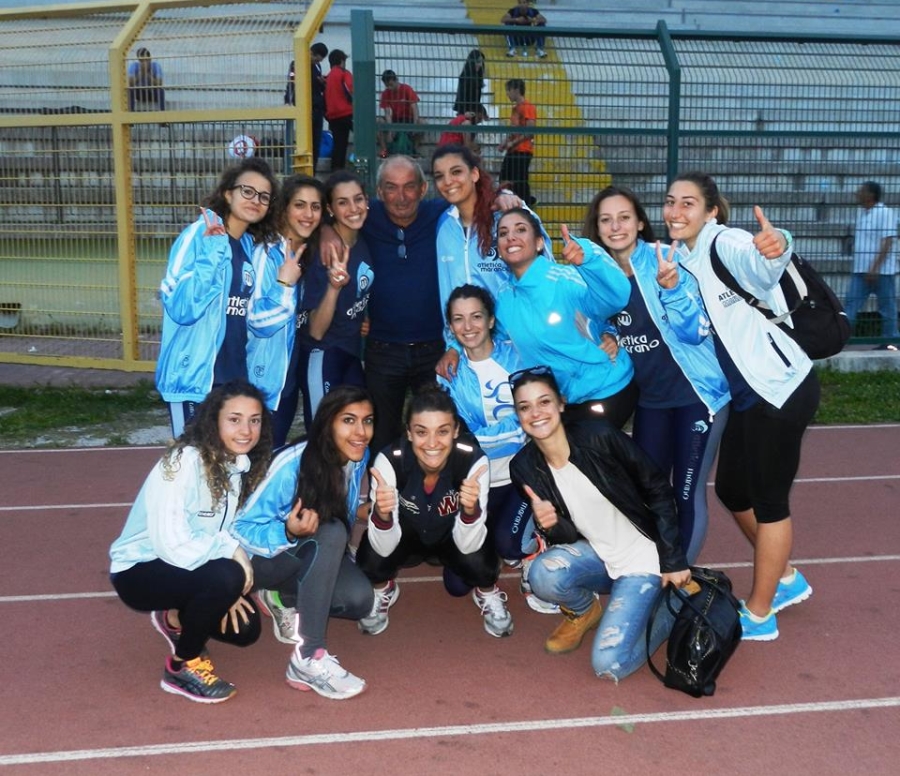 Squadra femminile dell'Atletica Marano