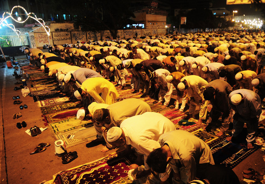 Preghiera durante Ramadan