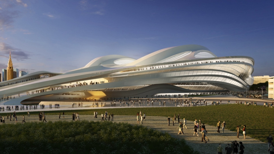 Il progetto per lo stadio Olimpico di Hadid