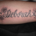 Tatuaggio con scritta