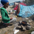 Vita quotidiana nel campo rifugiati di Calais